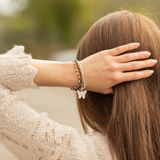 Conjunto de Pulseiras Ninfa Pôr do Sol no Mar