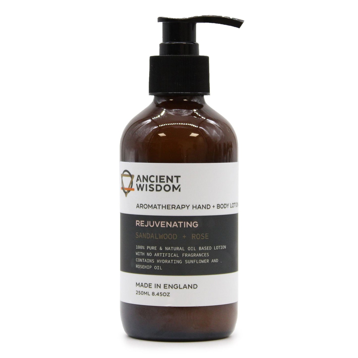 Loção de Mãos e Corpo com Sândalo e Rosa 250ml