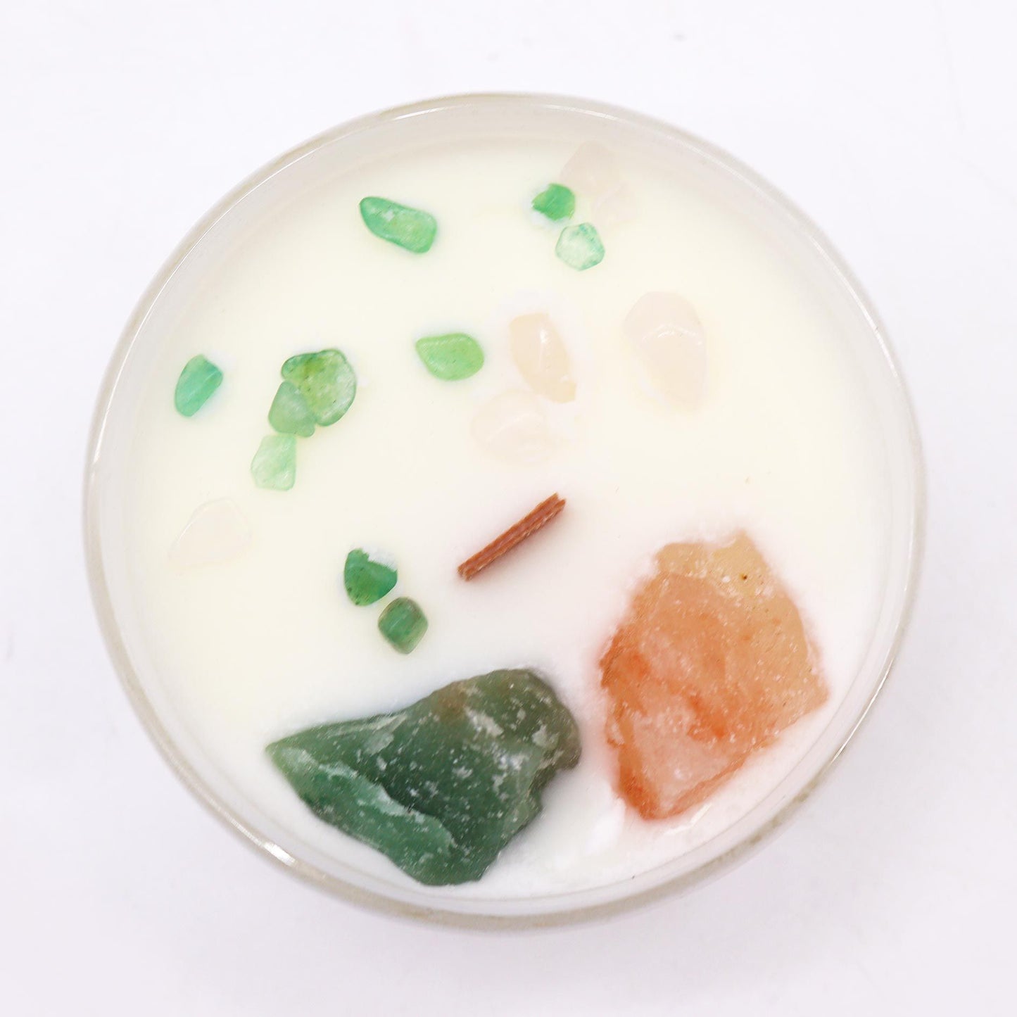 Vela de Cristal Chakra - Chakra do Coração (Anahata)
