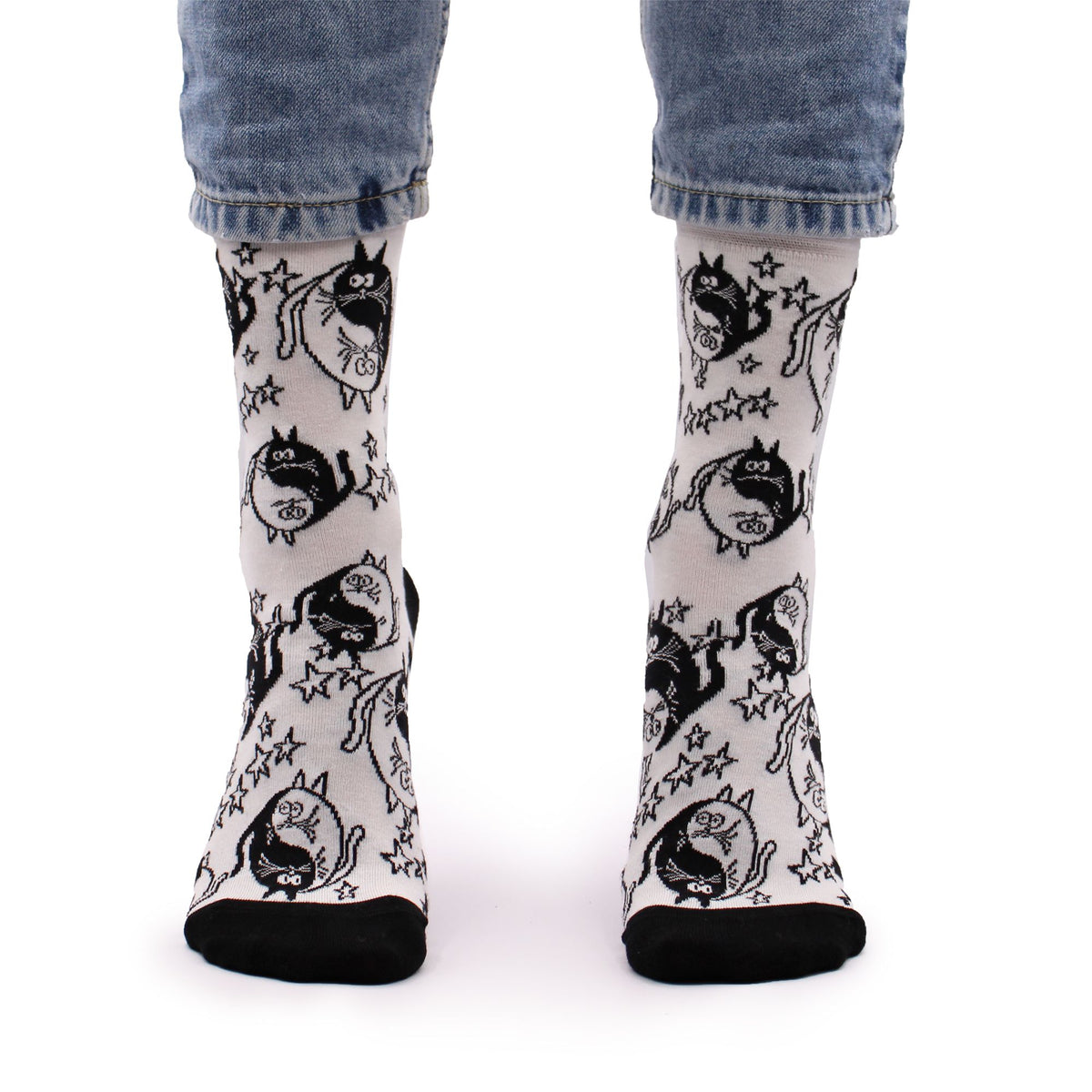 Meias de Bambu Hop Hare – Yin Yang (S · EU 36–40)