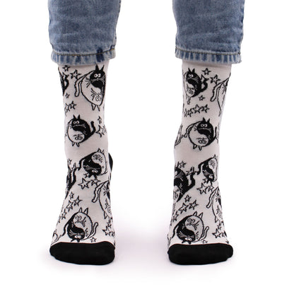 Meias de Bambu Hop Hare – Yin Yang (S · EU 36–40)