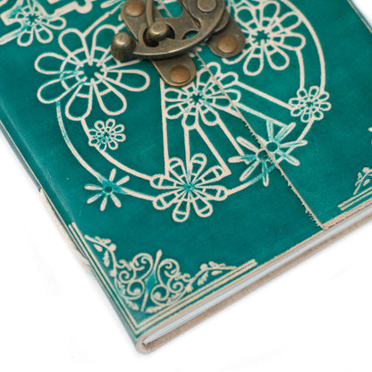 Caderno de Couro Genuíno - Paz
