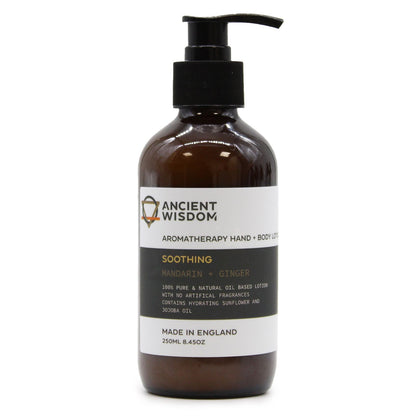 Loção de Mãos e Corpo de Mandarina e Gengibre 250ml