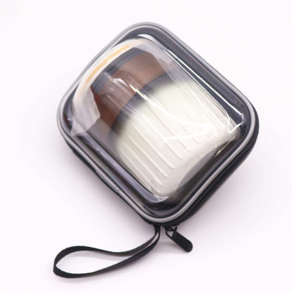 Conjunto de Bule Três Amigos com Três Chávenas e Estojo de Viagem