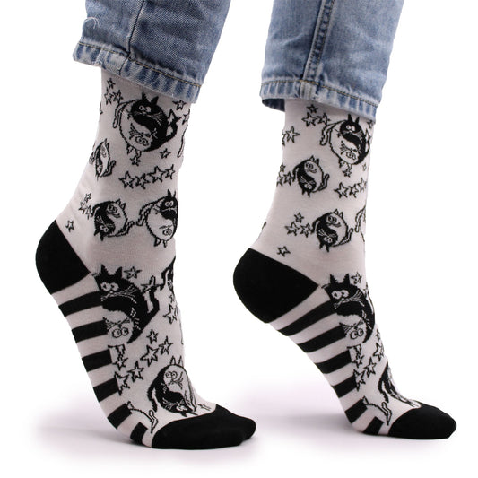Meias de Bambu Hop Hare – Yin Yang (S · EU 36–40)