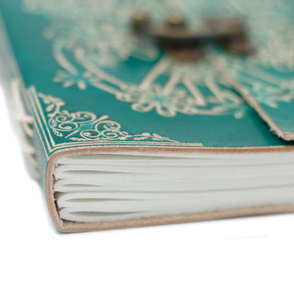 Caderno de Couro Genuíno - Paz