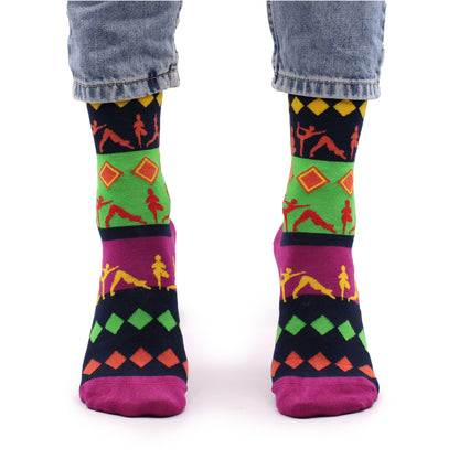Meias de Bambu Hop Hare – Posturas de Yoga (S · EU 36–40)