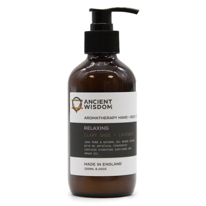 Loção de Mãos e Corpo de Sálvia e Lavanda 250ml