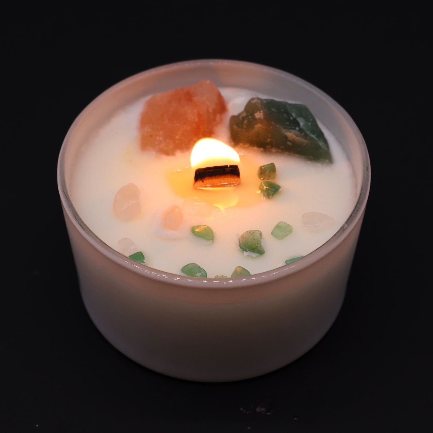 Vela de Cristal Chakra - Chakra do Coração (Anahata)
