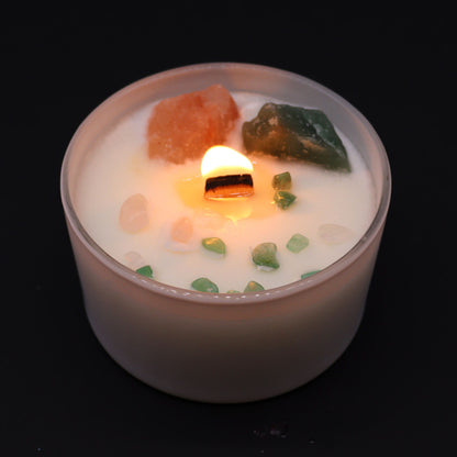 Vela de Cristal Chakra - Chakra do Coração (Anahata)