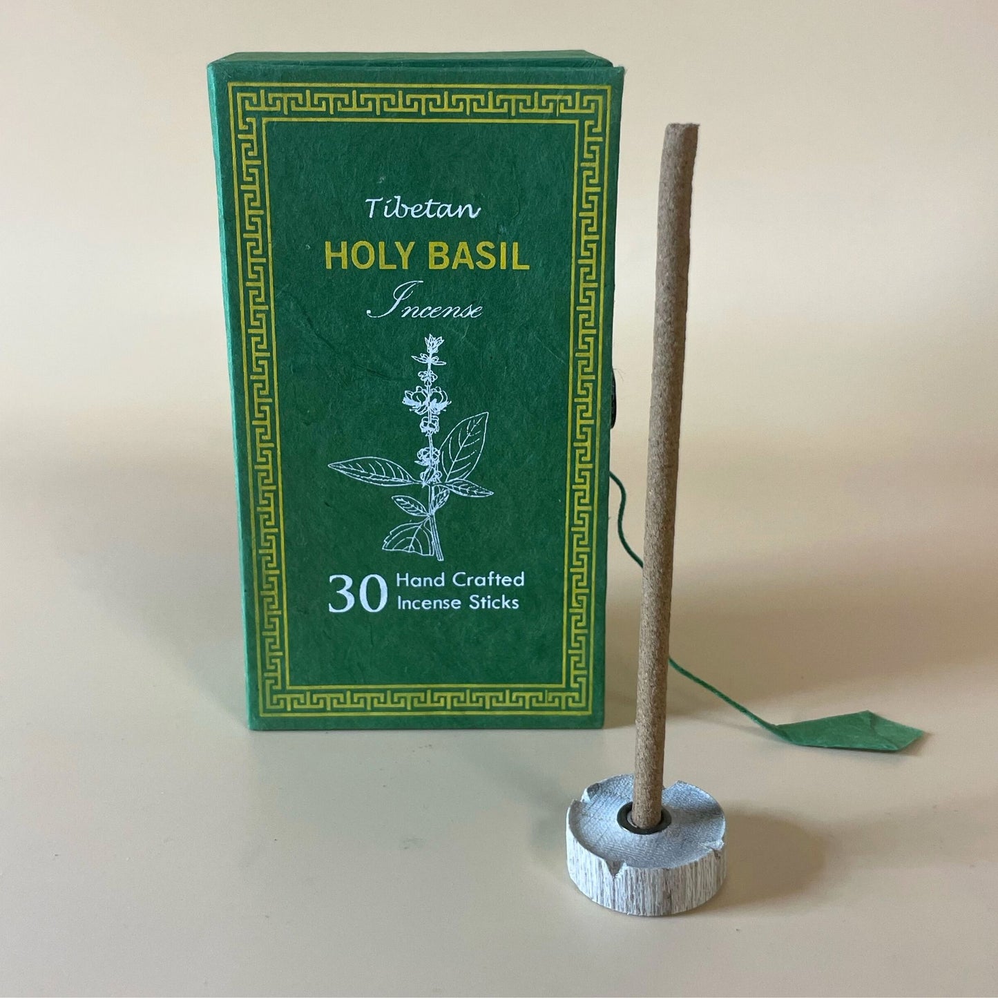 Set de Oferta de Incenso Tibetano do Himalaia - Alfavaca Sagrada